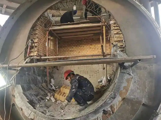 Construction of Furnace Lining Refractory Castable