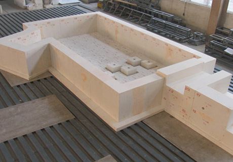Fused AZS Refractory Brick Pool Walls in Glass Furnaces