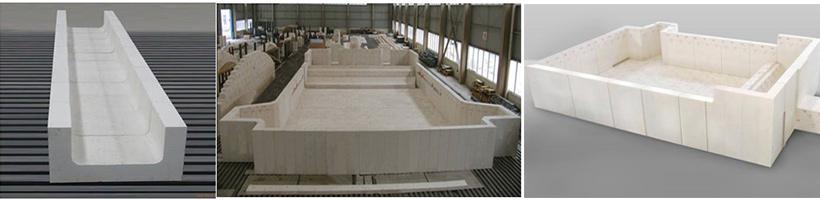 Fused AZS Refractory Bricks for Glass Furnaces