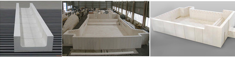 fused AZS refractory bricks for glass furnaces