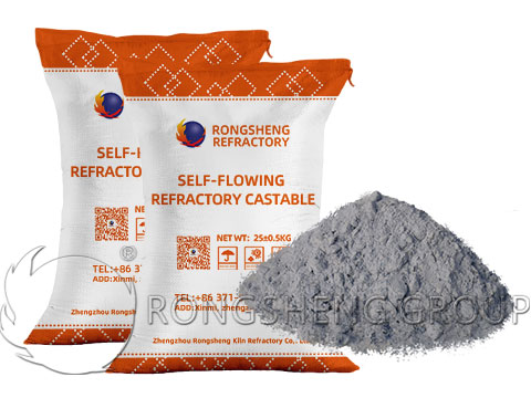 Rongsheng Self-Flowing Refractory Castable for Sale